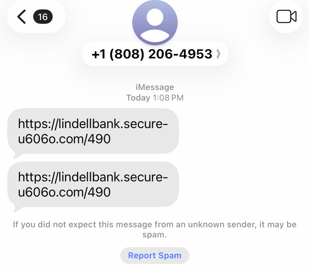scam text example